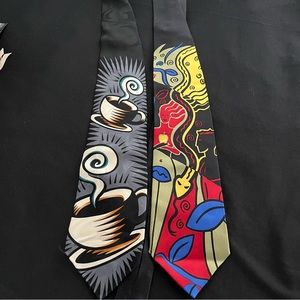 Signed Burton Morris Silk Ties!